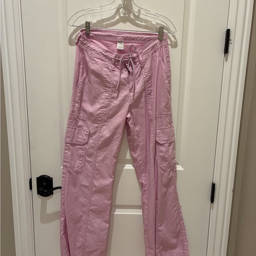 Light Pink Cargo Joggers for Women Arizona brand